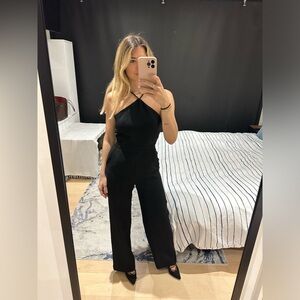 BCBG backless jumpsuit in black
